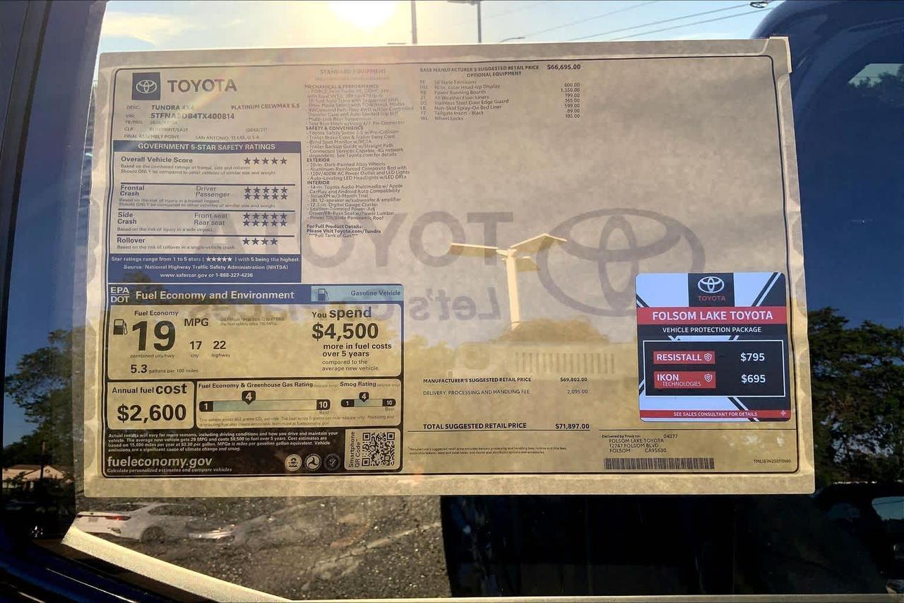 2026 Toyota Tundra Platinum Folsom CA