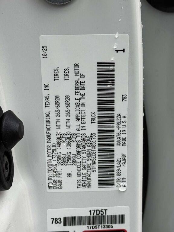 2026 Toyota Tundra Platinum Fredericksburg VA