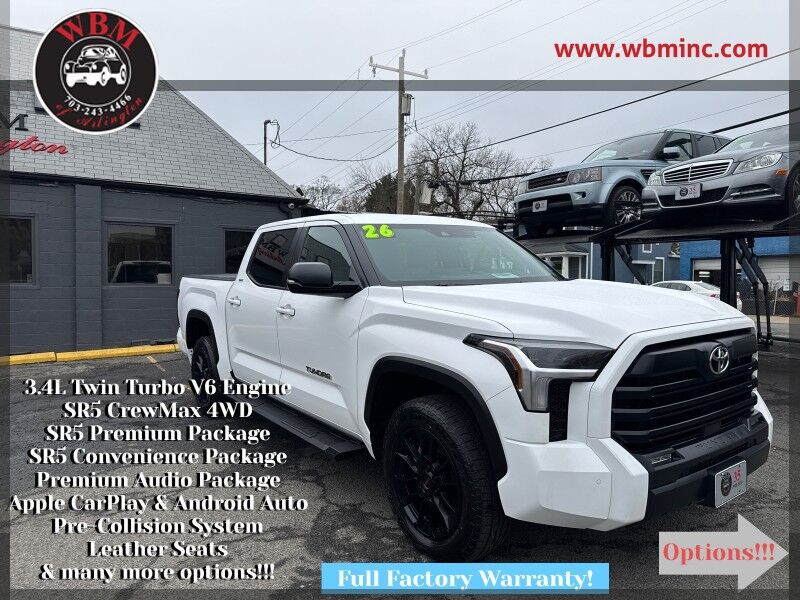 2026 Toyota Tundra SR5 CrewMax Cab 4WD w/ SR5 Premium Package