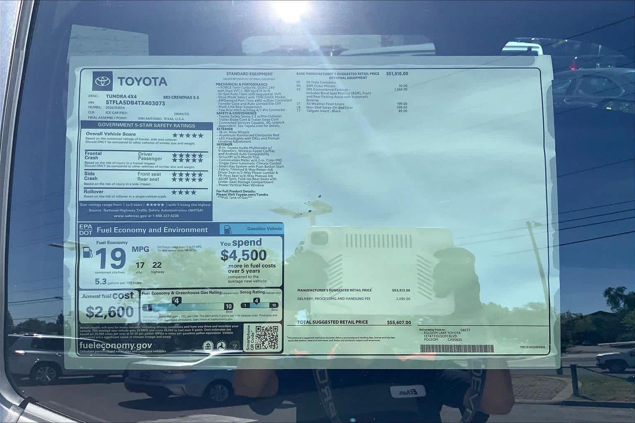 2026 Toyota Tundra SR5 Folsom CA