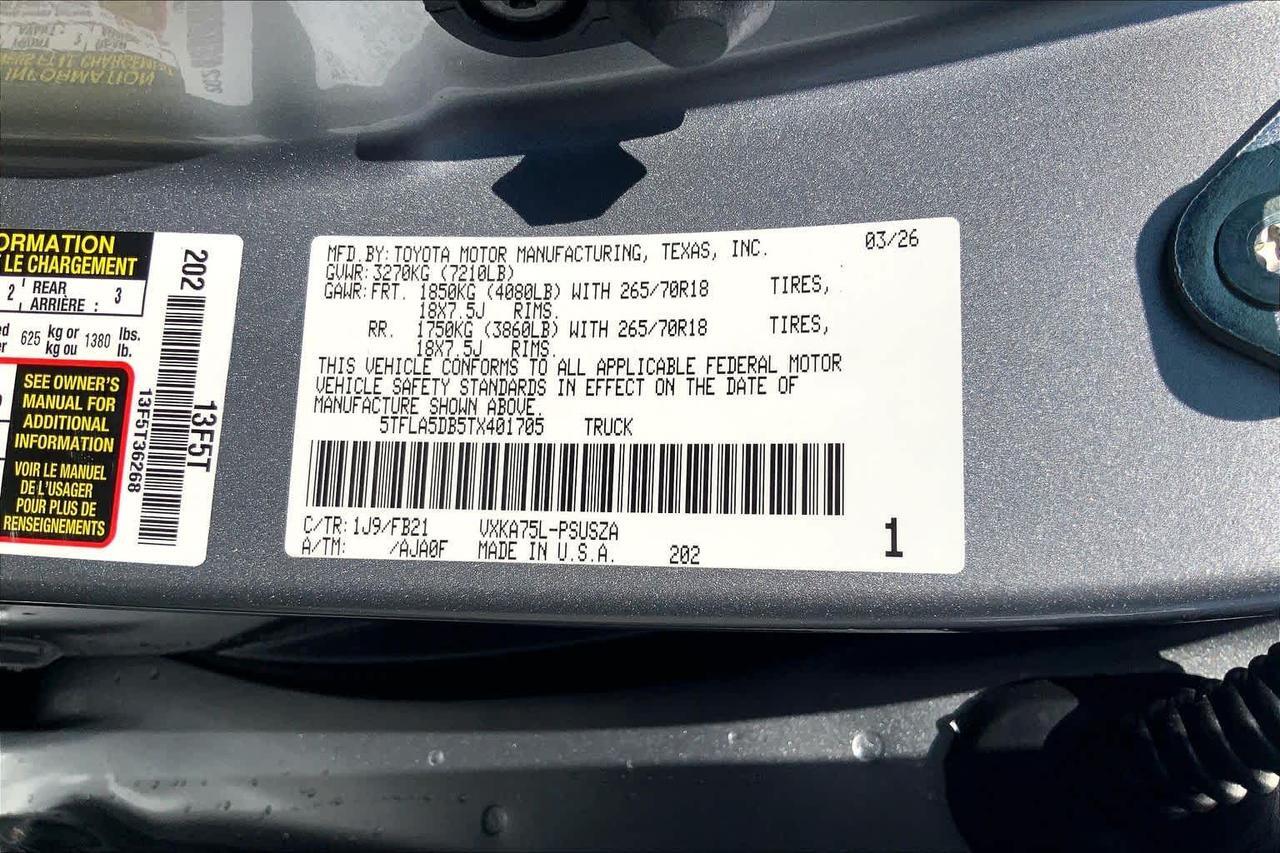 2026 Toyota Tundra SR5 Folsom CA