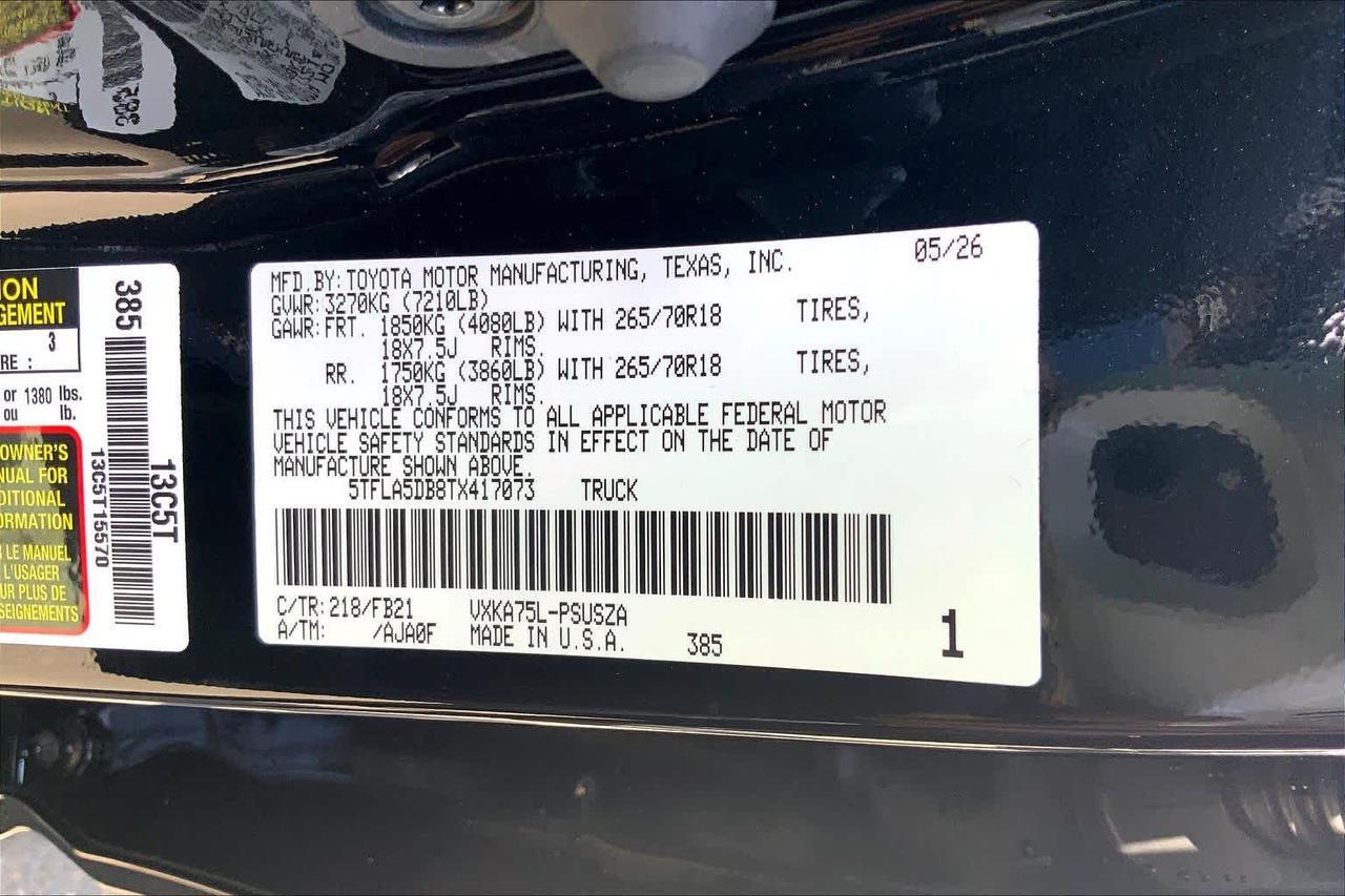 2026 Toyota Tundra SR5 Folsom CA