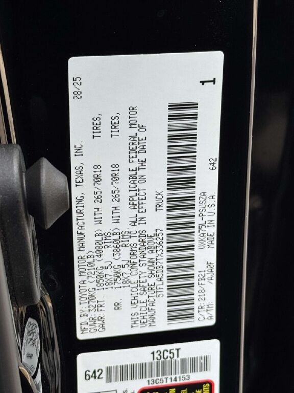 2026 Toyota Tundra SR5 Fredericksburg VA