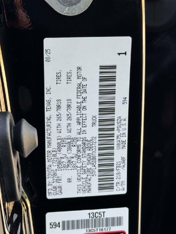 2026 Toyota Tundra SR5 Fredericksburg VA