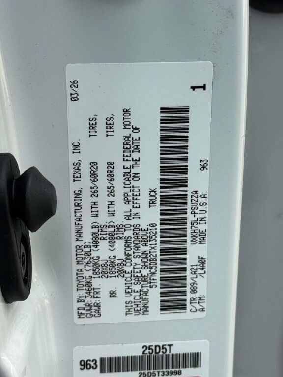 2026 Toyota Tundra i-FORCE MAX Platinum i-FORCE MAX Fredericksburg VA