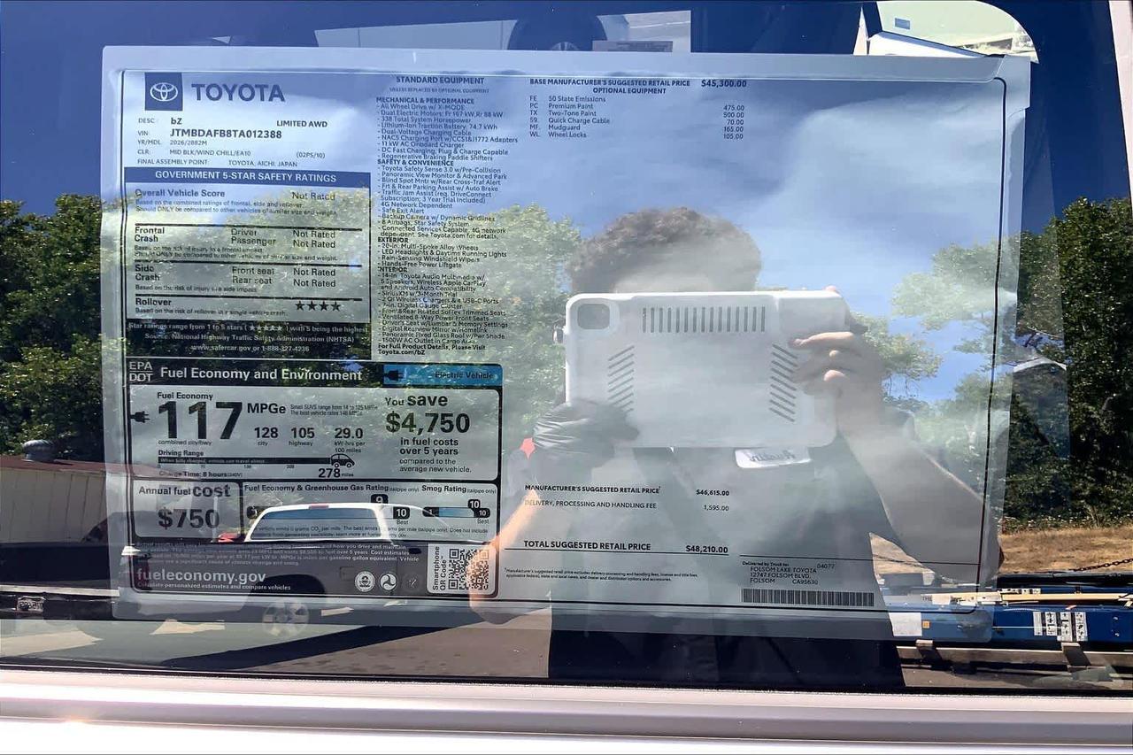 2026 Toyota bZ Limited Folsom CA