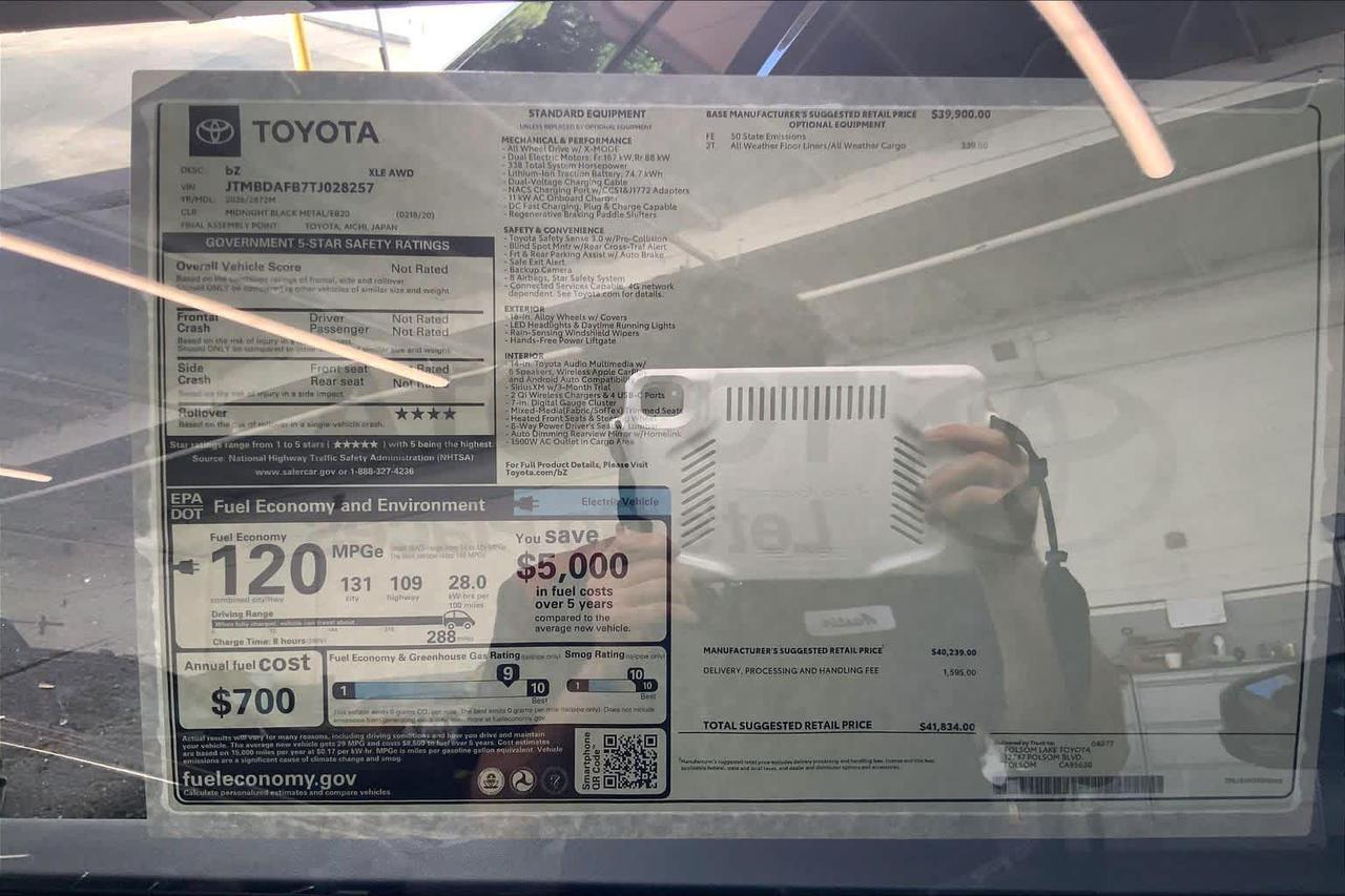 2026 Toyota bZ XLE Folsom CA