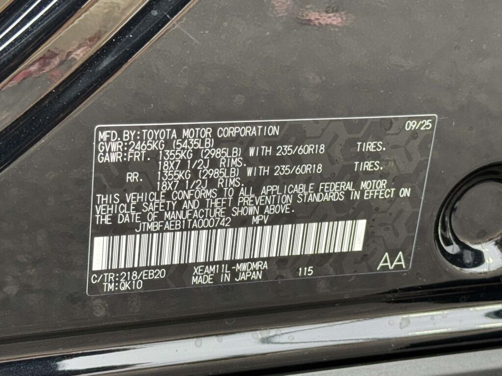 2026 Toyota bZ XLE Fredericksburg VA