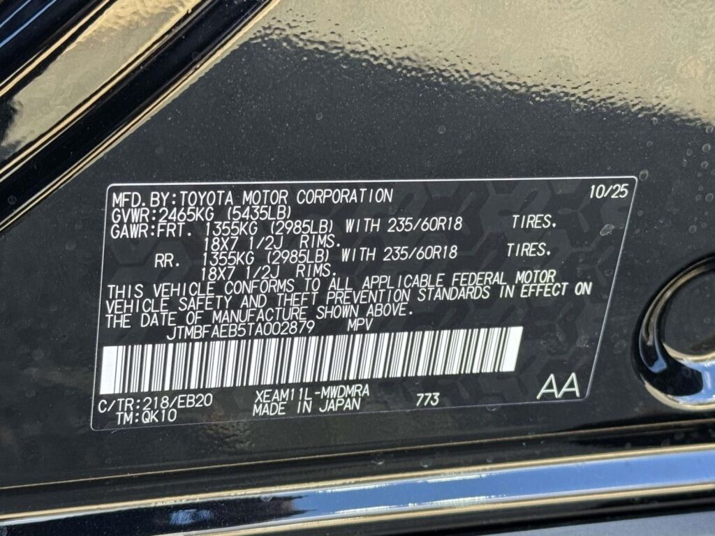 2026 Toyota bZ XLE Fredericksburg VA