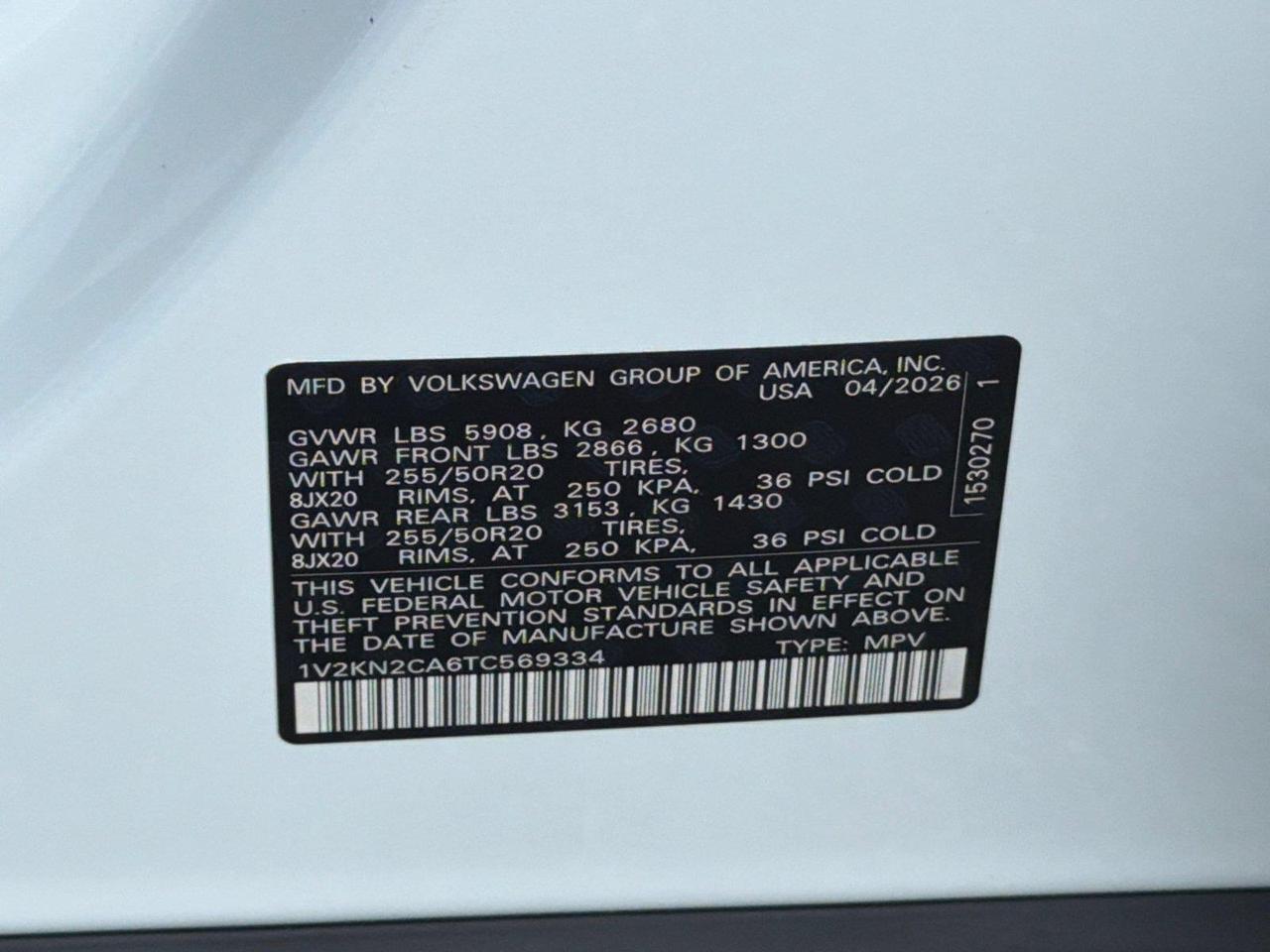 2026 VOLKSWAGEN No Model Hagerstown MD