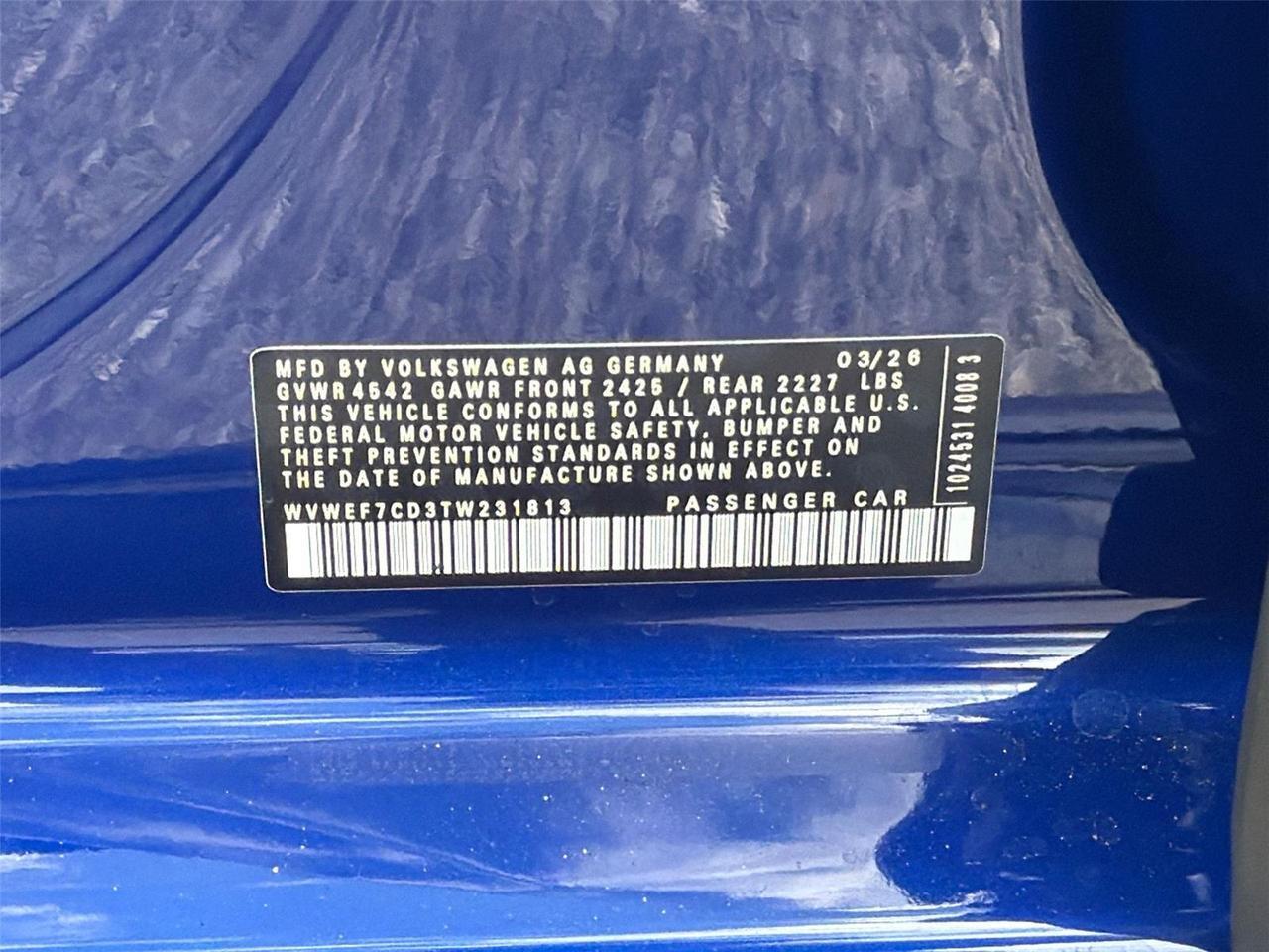 2026 VOLKSWAGEN No Model Hagerstown MD