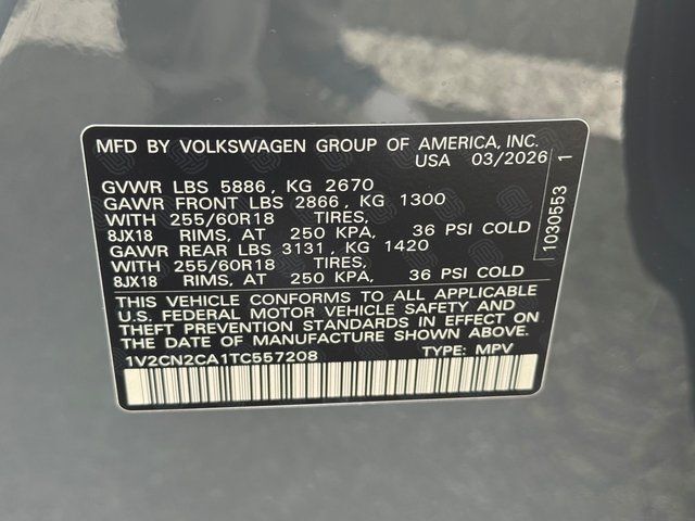 2026 Volkswagen Atlas 2.0T Peak Edition Springfield VA