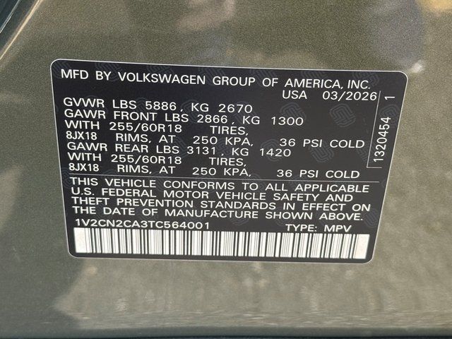 2026 Volkswagen Atlas 2.0T Peak Edition Springfield VA