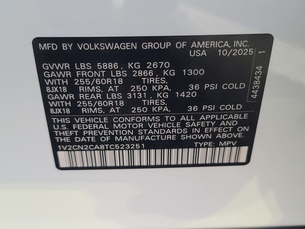 2026 Volkswagen Atlas 2.0T Peak Edition Springfield VA