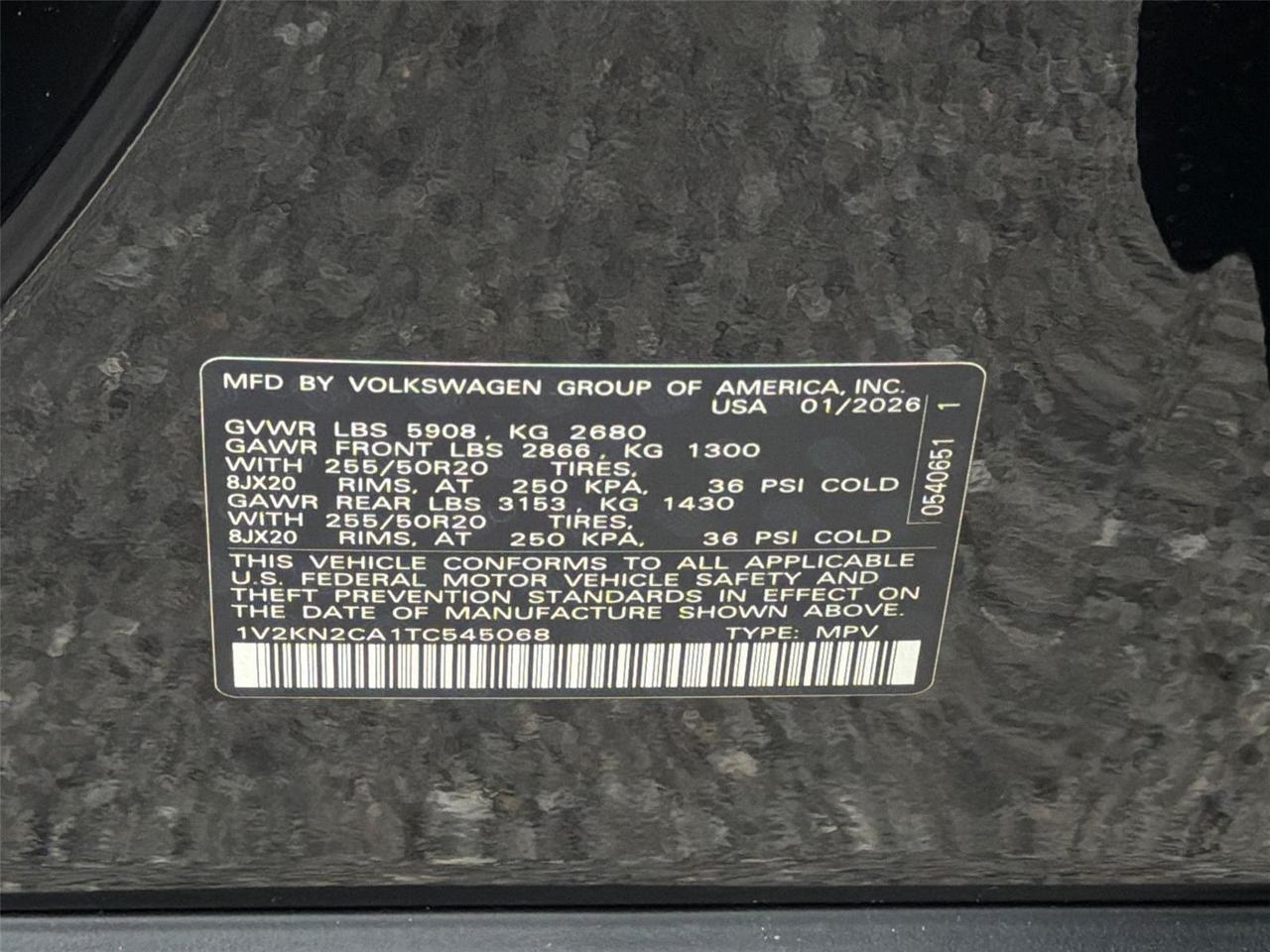 2026 Volkswagen Atlas 2.0T SE w/Technology Hagerstown MD