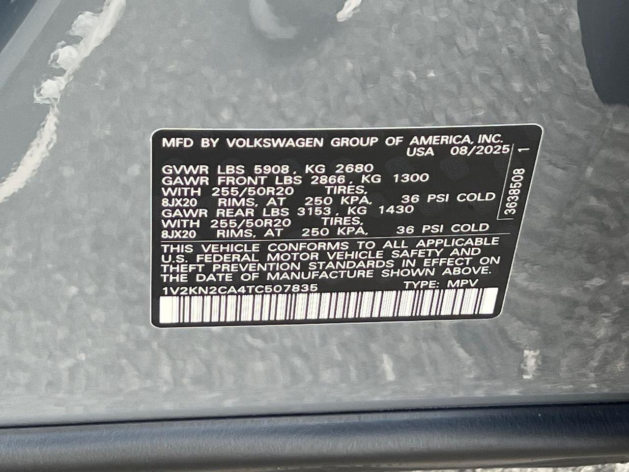 2026 Volkswagen Atlas 2.0T SE w/Technology Hagerstown MD