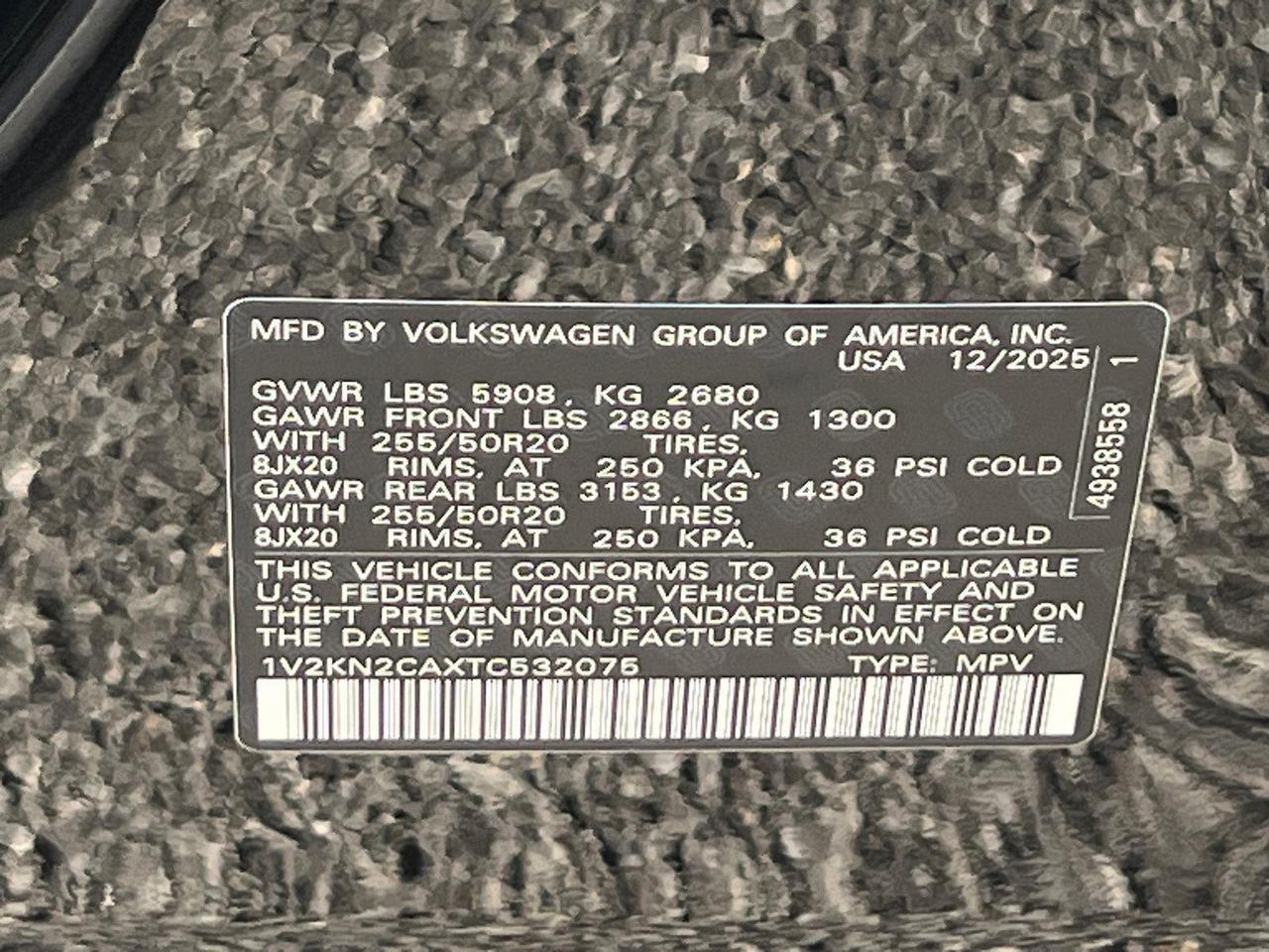 2026 Volkswagen Atlas 2.0T SE w/Technology Hagerstown MD