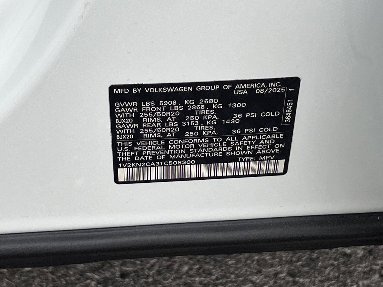 2026 Volkswagen Atlas 2.0T SE w/Technology Hagerstown MD