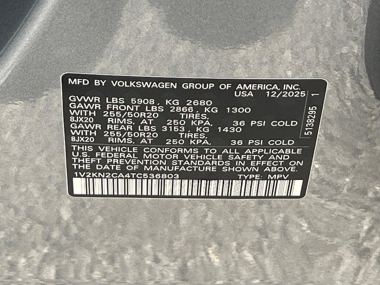 2026 Volkswagen Atlas 2.0T SE w/Technology Hagerstown MD