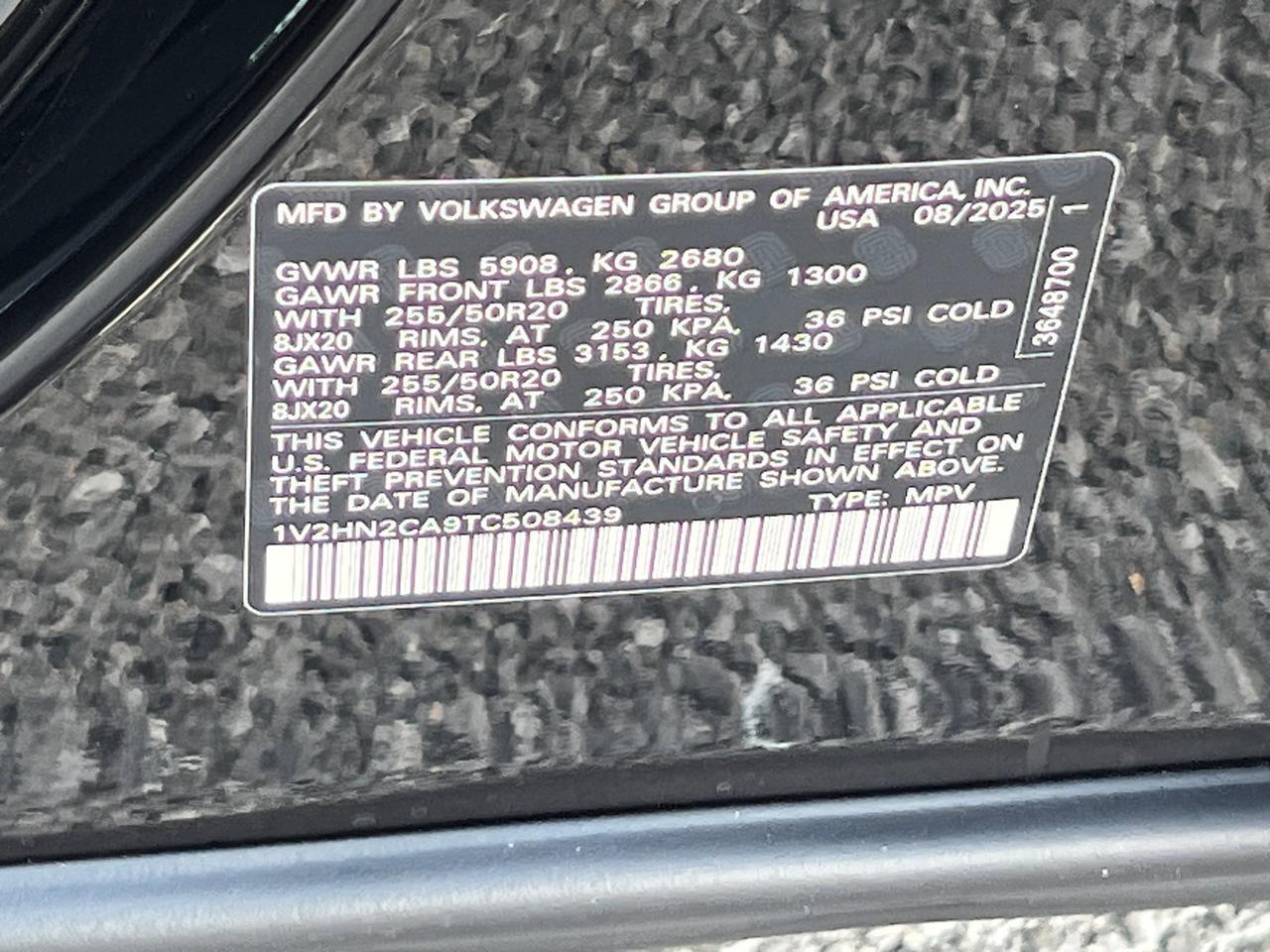 2026 Volkswagen Atlas 2.0T SE w/Technology Hagerstown MD