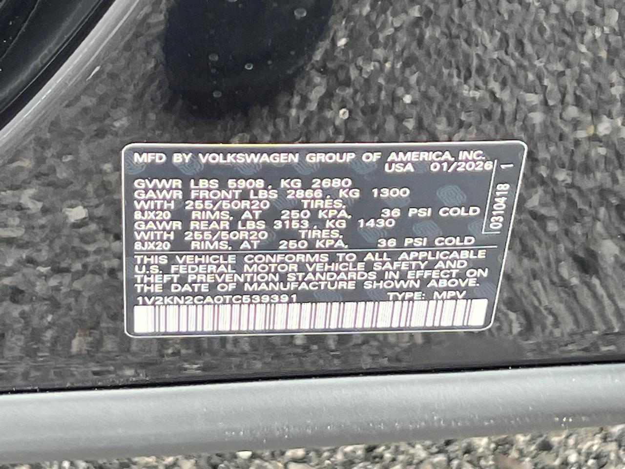 2026 Volkswagen Atlas 2.0T SE w/Technology Hagerstown MD