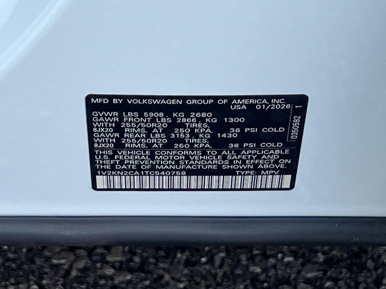 2026 Volkswagen Atlas 2.0T SE w/Technology Hagerstown MD