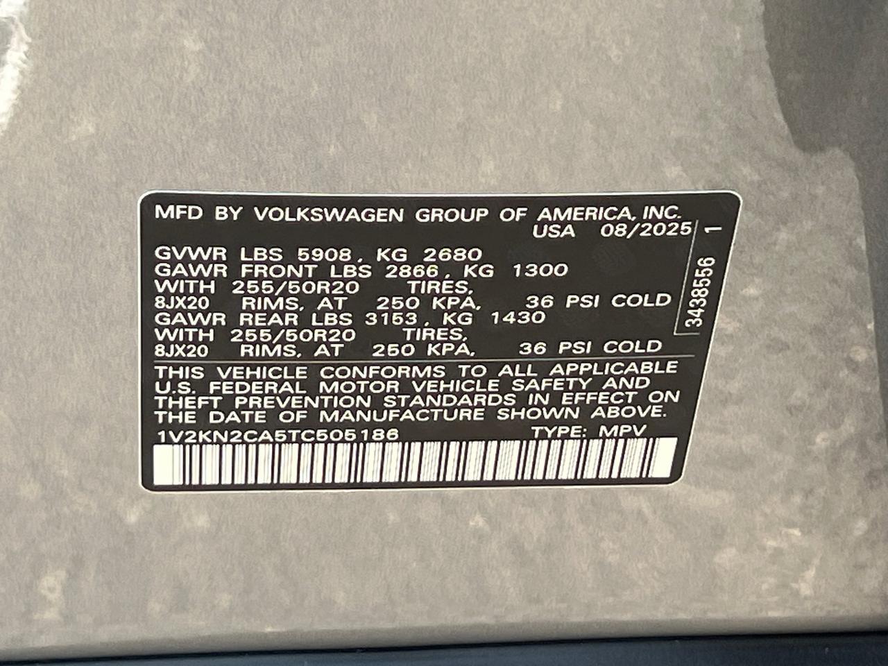 2026 Volkswagen Atlas 2.0T SE w/Technology Hagerstown MD