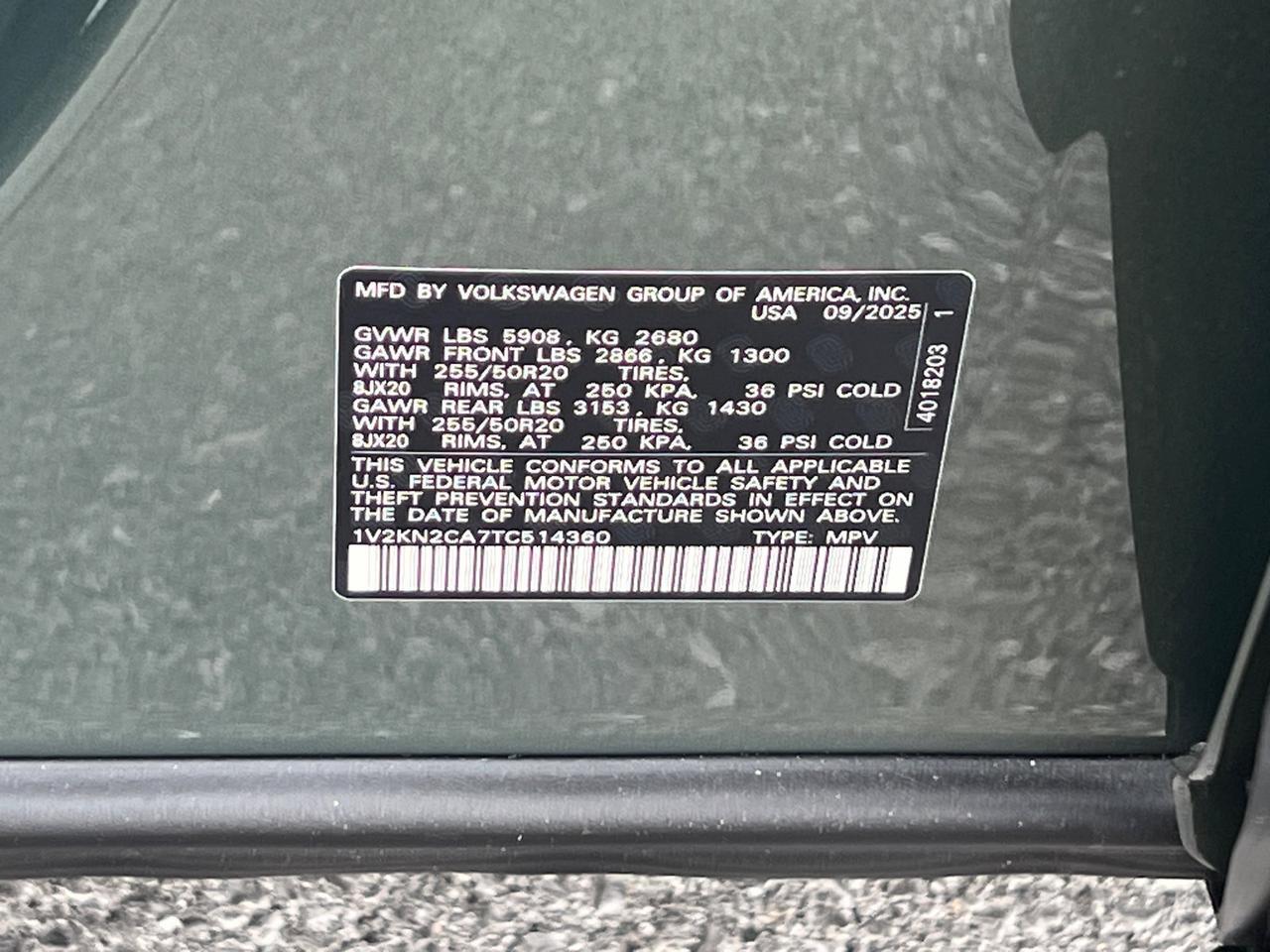 2026 Volkswagen Atlas 2.0T SE w/Technology Hagerstown MD