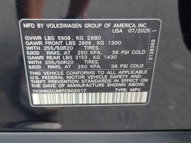 2026 Volkswagen Atlas 2.0T SE w/Technology Springfield VA