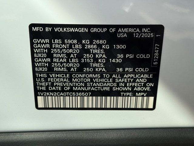2026 Volkswagen Atlas 2.0T SE w/Technology Springfield VA