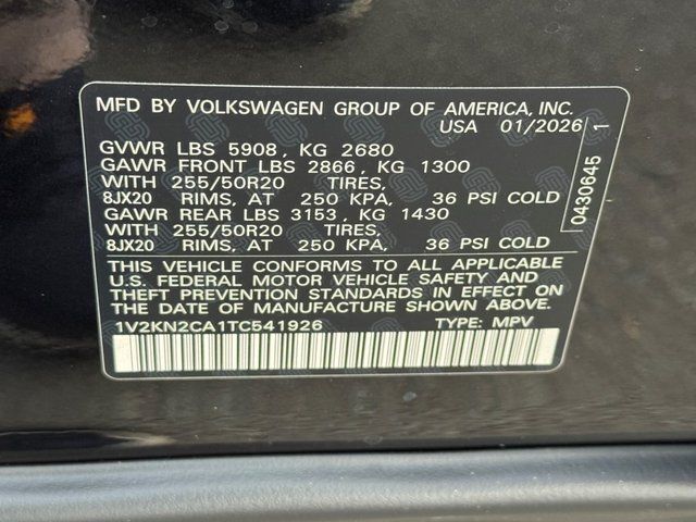 2026 Volkswagen Atlas 2.0T SE w/Technology Springfield VA