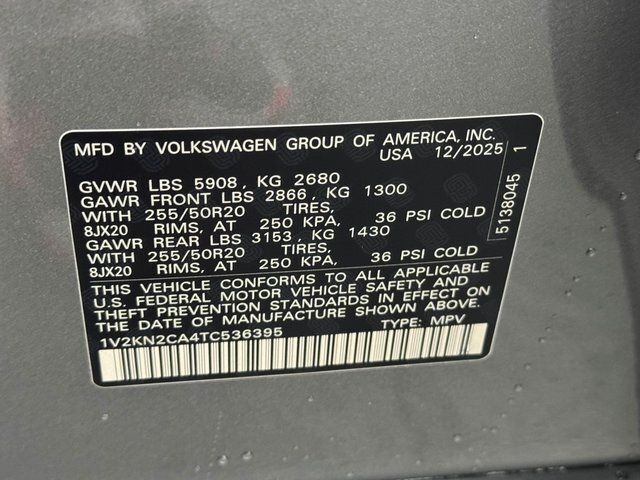 2026 Volkswagen Atlas 2.0T SE w/Technology Springfield VA