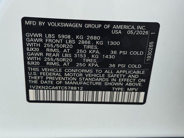 2026 Volkswagen Atlas 2.0T SE w/Technology Springfield VA