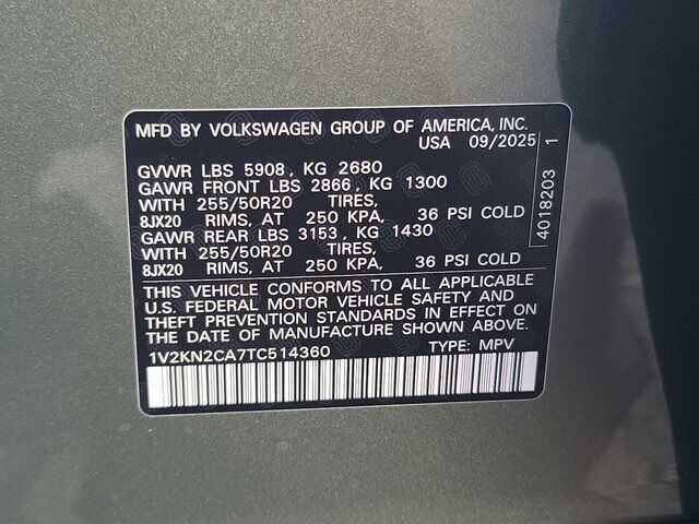 2026 Volkswagen Atlas 2.0T SE w/Technology Springfield VA