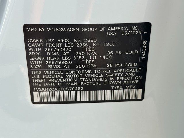 2026 Volkswagen Atlas 2.0T SE w/Technology Springfield VA
