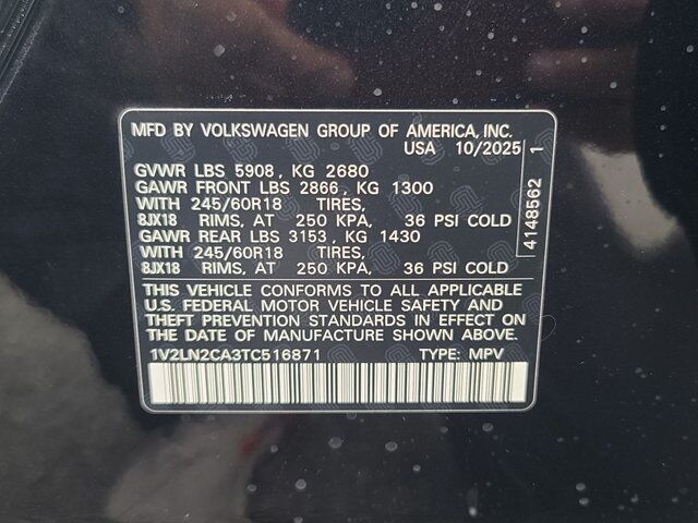 2026 Volkswagen Atlas 2.0T SE Springfield VA