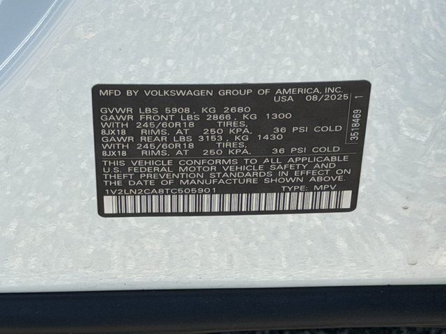 2026 Volkswagen Atlas 2.0T SE Springfield VA