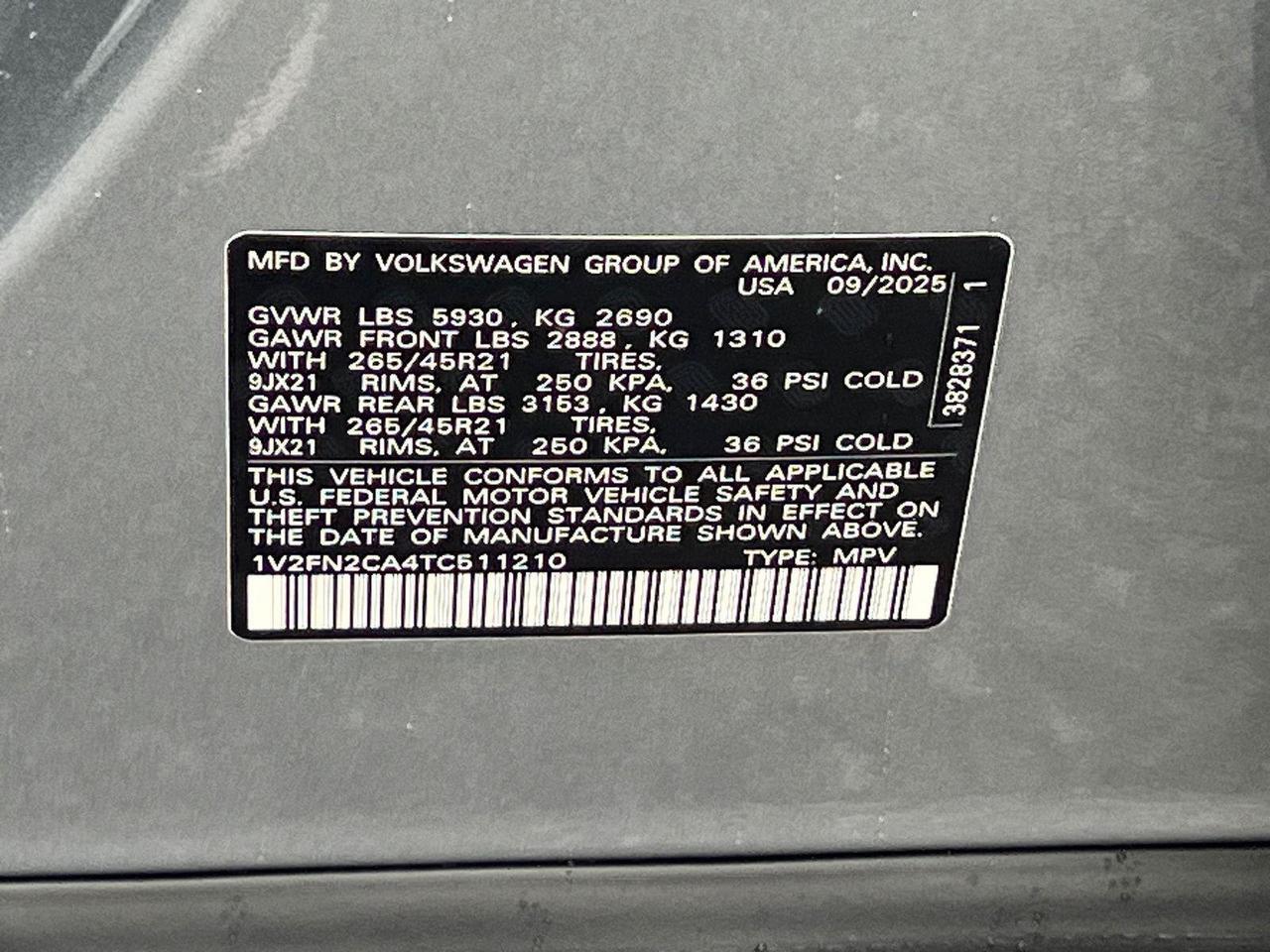 2026 Volkswagen Atlas 2.0T SEL Premium R-Line Hagerstown MD