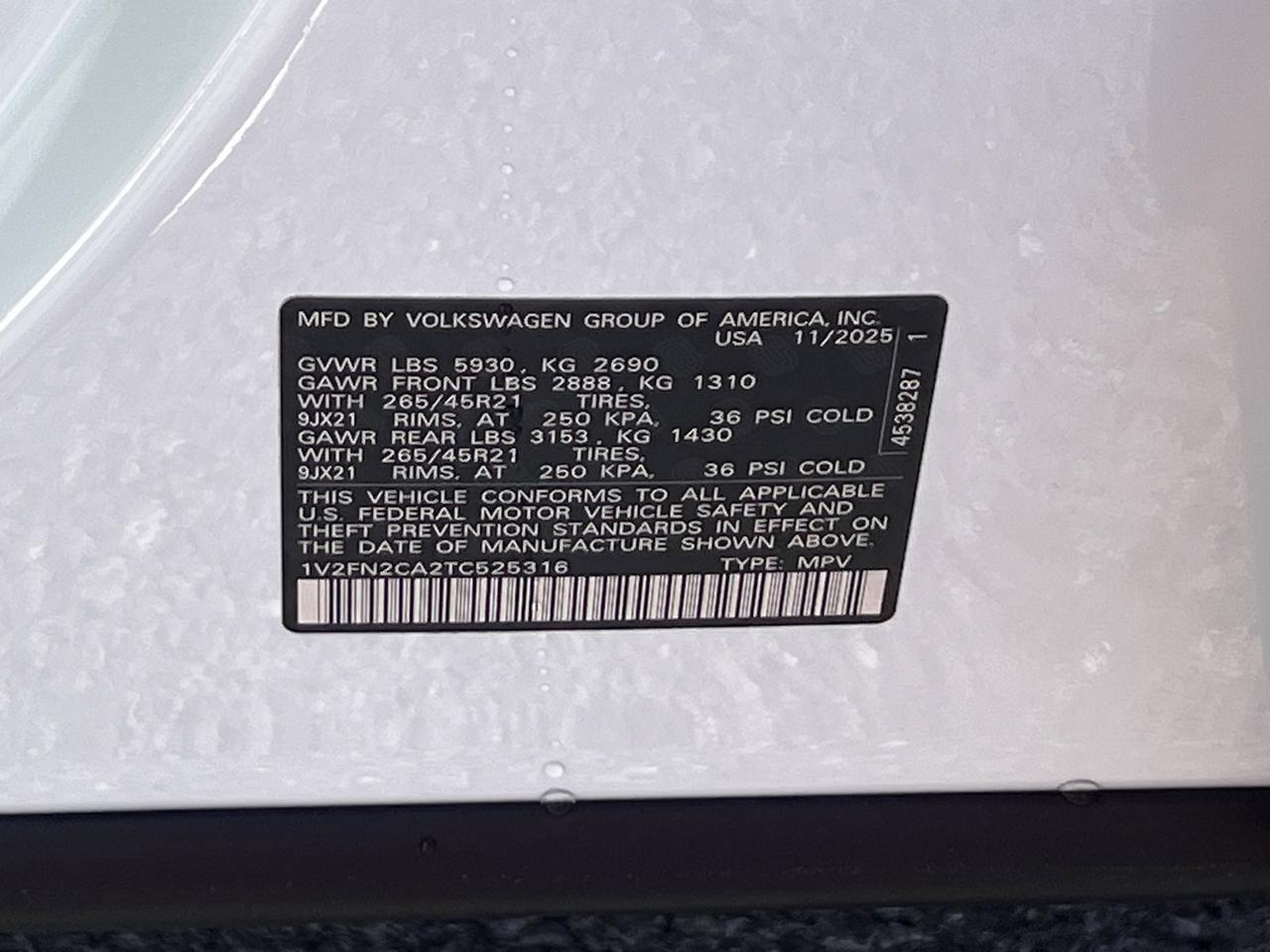 2026 Volkswagen Atlas 2.0T SEL Premium R-Line Hagerstown MD