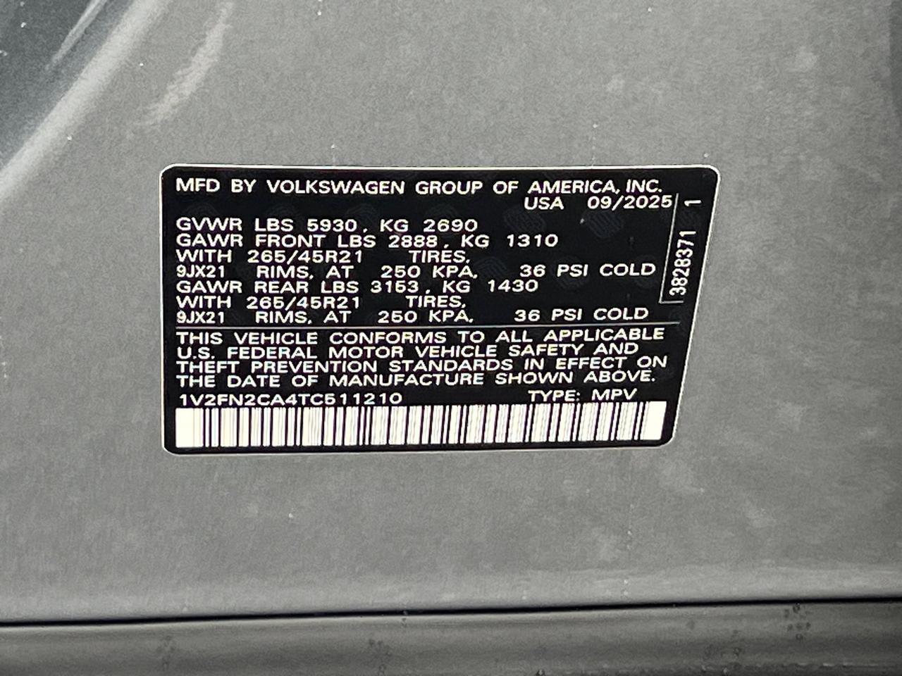 2026 Volkswagen Atlas 2.0T SEL Premium R-Line Hagerstown MD