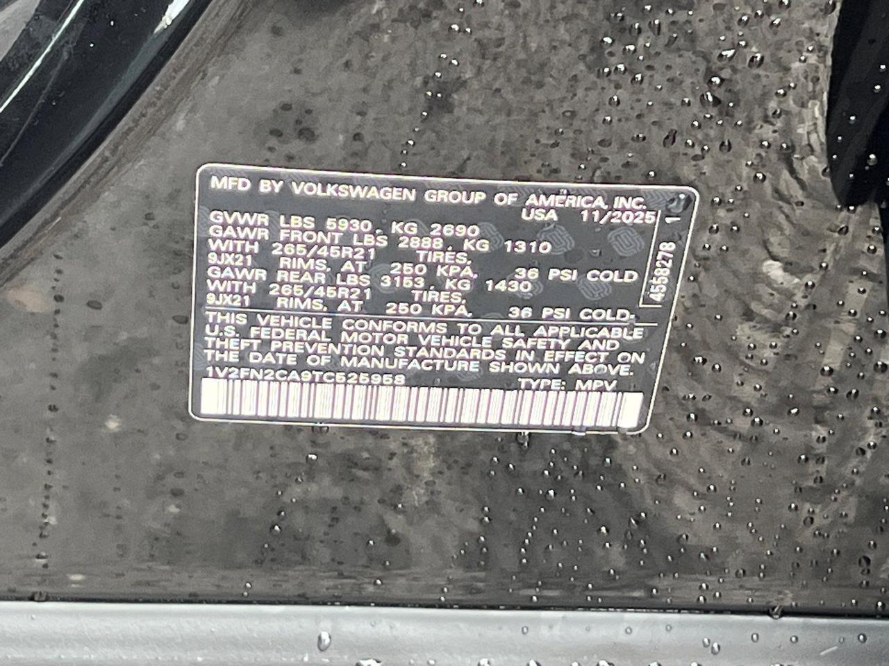 2026 Volkswagen Atlas 2.0T SEL Premium R-Line Hagerstown MD