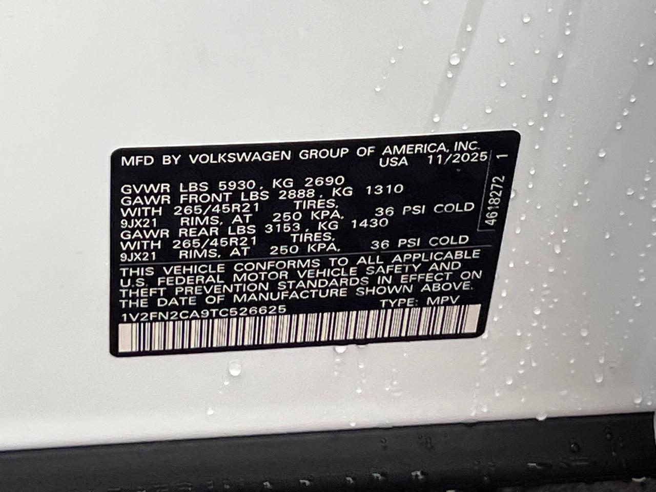 2026 Volkswagen Atlas 2.0T SEL Premium R-Line Hagerstown MD