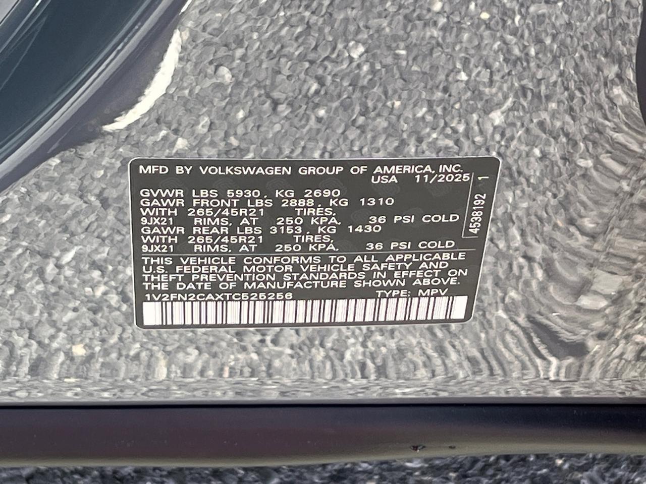 2026 Volkswagen Atlas 2.0T SEL Premium R-Line Hagerstown MD