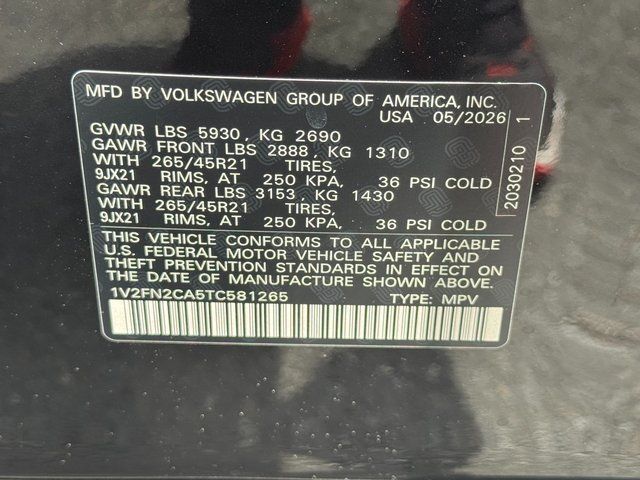 2026 Volkswagen Atlas 2.0T SEL Premium R-Line Springfield VA