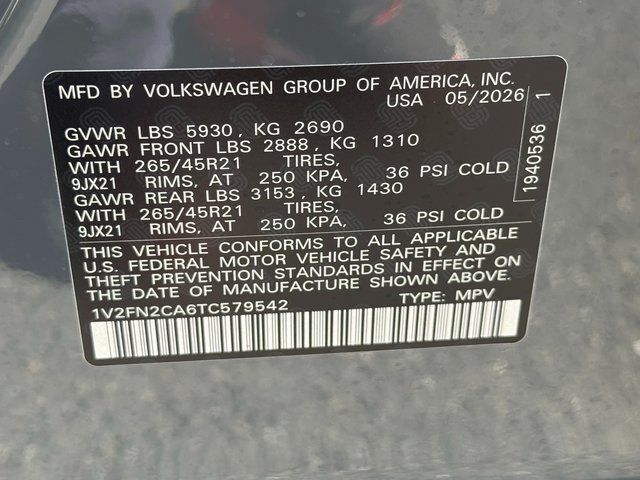 2026 Volkswagen Atlas 2.0T SEL Premium R-Line Springfield VA