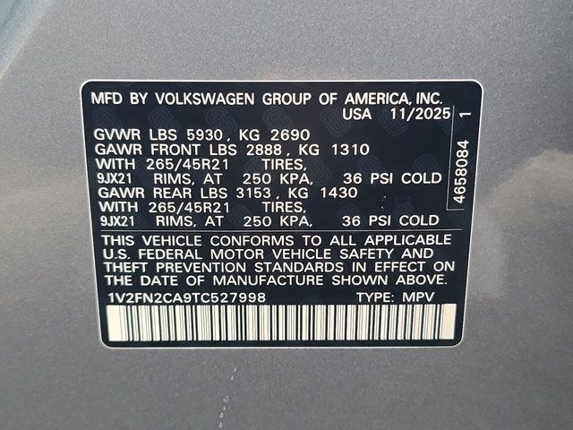 2026 Volkswagen Atlas 2.0T SEL Premium R-Line Springfield VA