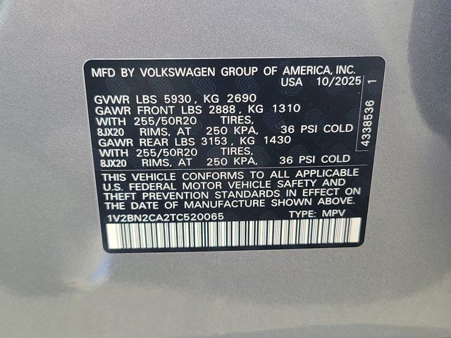 2026 Volkswagen Atlas 2.0T SEL Springfield VA