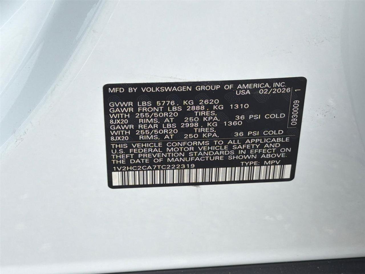 2026 Volkswagen Atlas Cross Sport 2.0T SE w/Technology Hagerstown MD