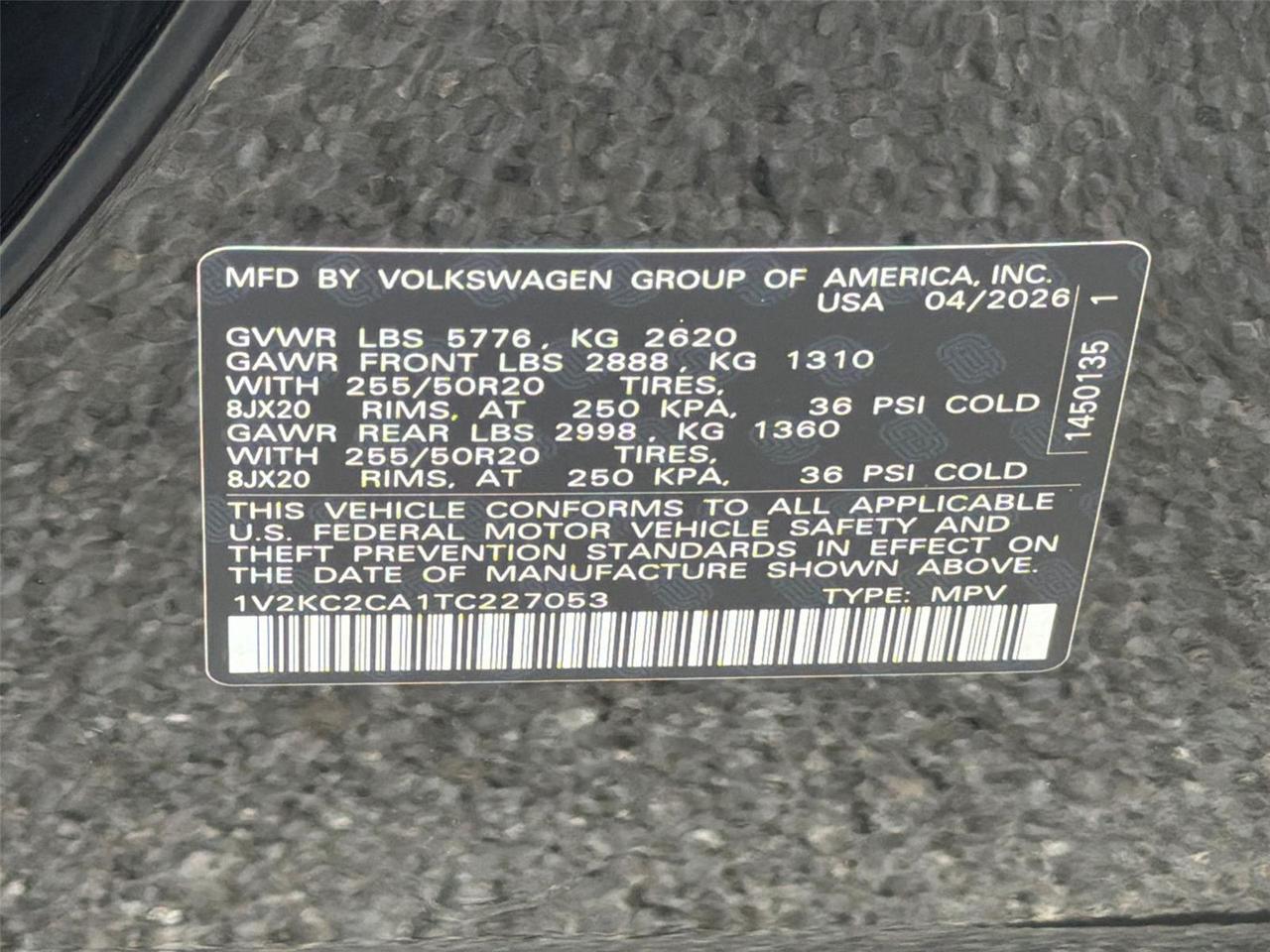 2026 Volkswagen Atlas Cross Sport 2.0T SE w/Technology Hagerstown MD