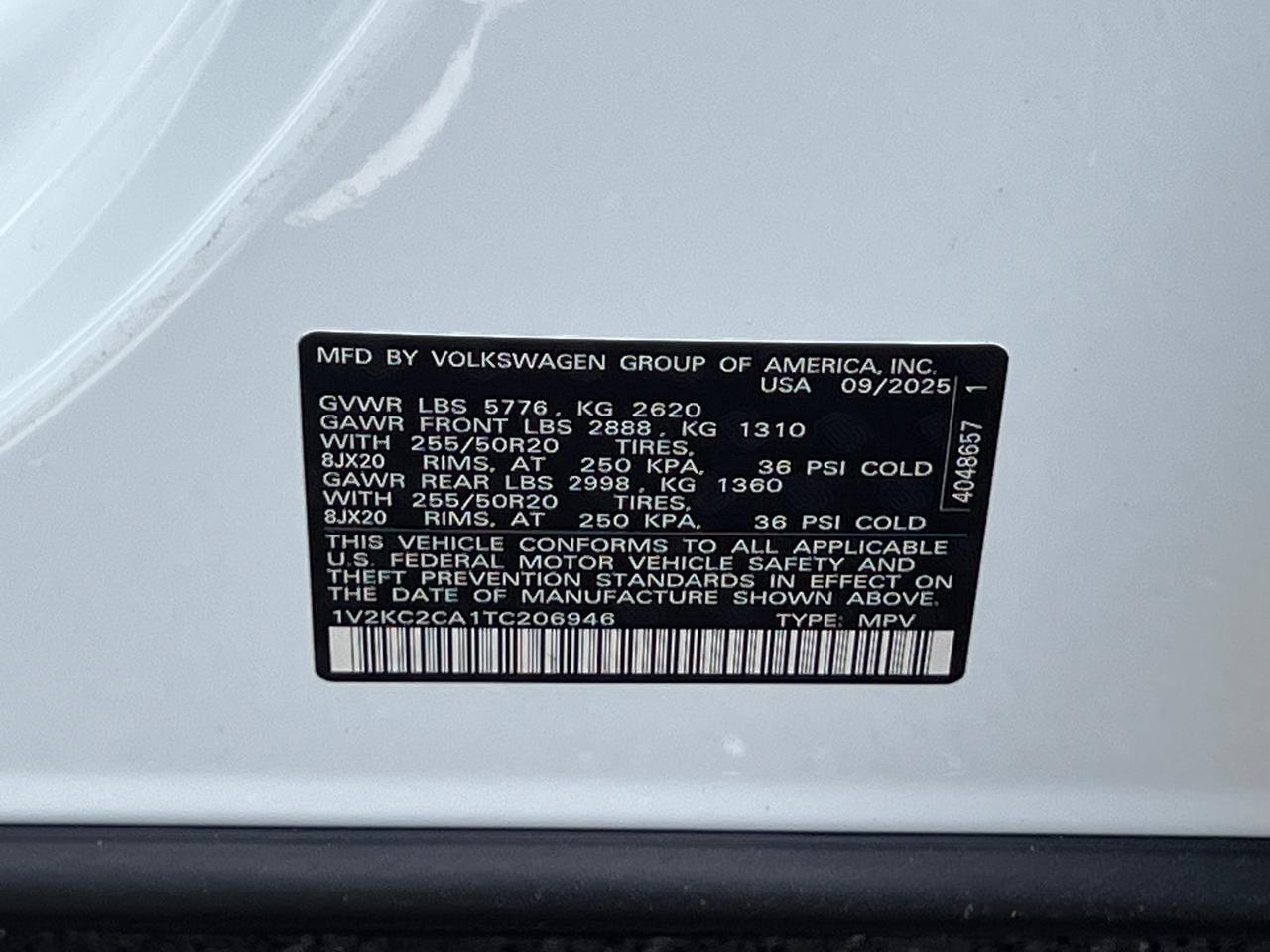 2026 Volkswagen Atlas Cross Sport 2.0T SE w/Technology Hagerstown MD